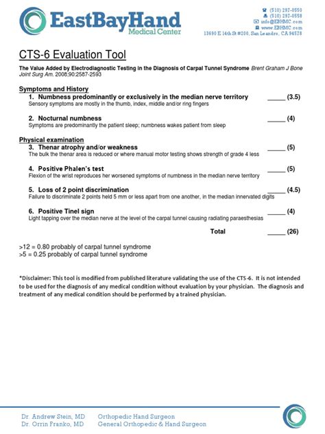 cts 6 evaluation tool